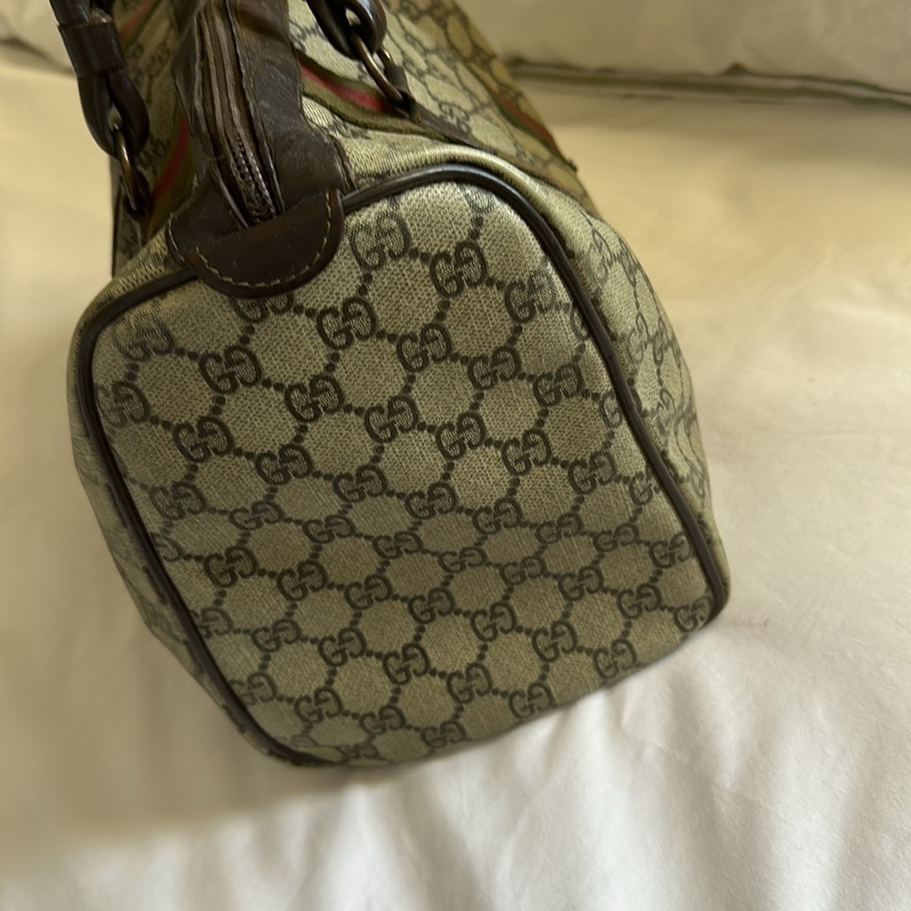 Vintage 80’s GUCCI GG Supreme Boston Bag Vintage - Picture 9 of 16